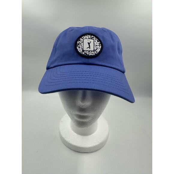 Nike Other - PGA Tour Course Essentials Ball Cap Hat Adjustable Light Blue Swinging Golfer